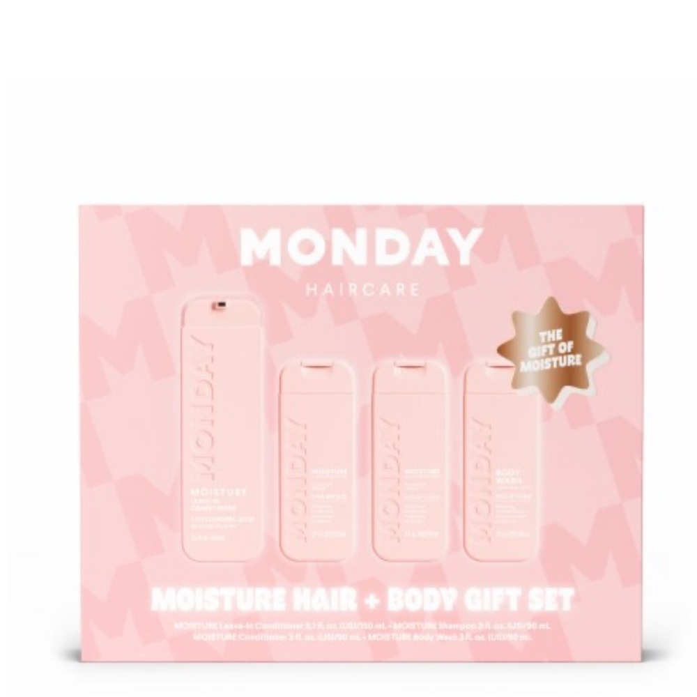 NIB! Monday Haircare Moisture Hair & Body Gift Set